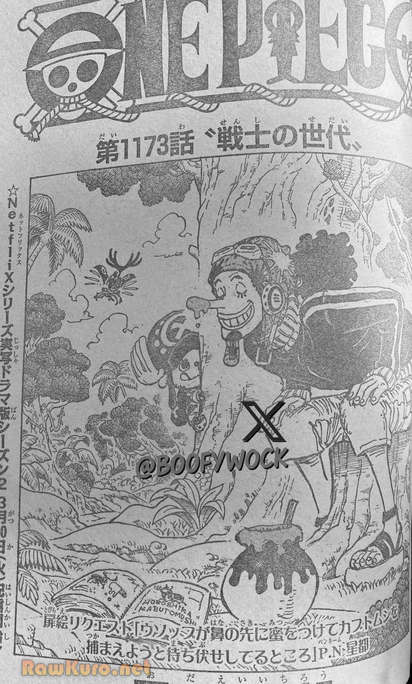ワンピース raw ( ONE PIECE raw ) 第1173話